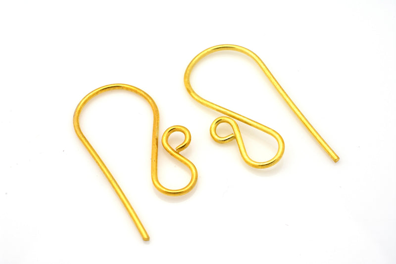 Gold Plated French Ear Wire Hooks Suppliers- 28mm