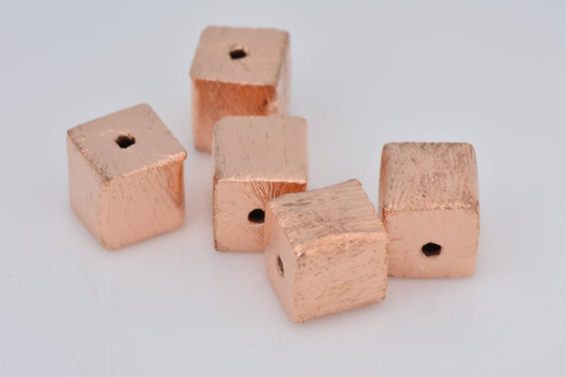 Copper Cube Box Spacer Beads For Jewelry Makings 