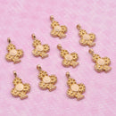 Raw Brass Pendant Ethnic Charms For Jewelry / Macrame Makings 