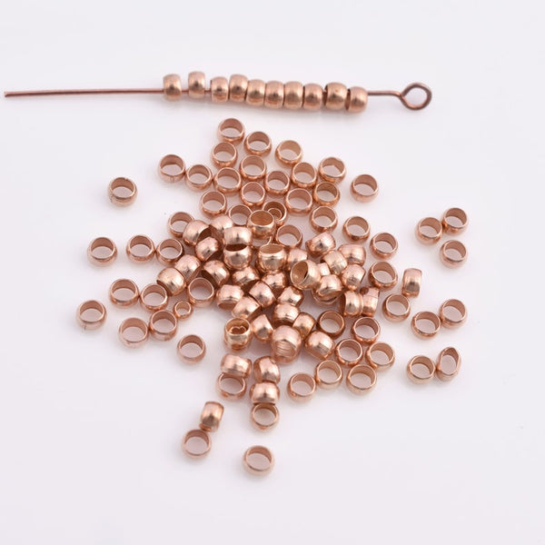 Gold Plated Crimp Bead Covers Half Round Crimp Beads DIY Jewelry Makings  Knot Covers DIY Crafts – the best products in the Joom Geek online store