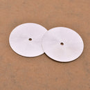 Silver Flat Disc Heishi Spacers Beads For Jewelry Makings 