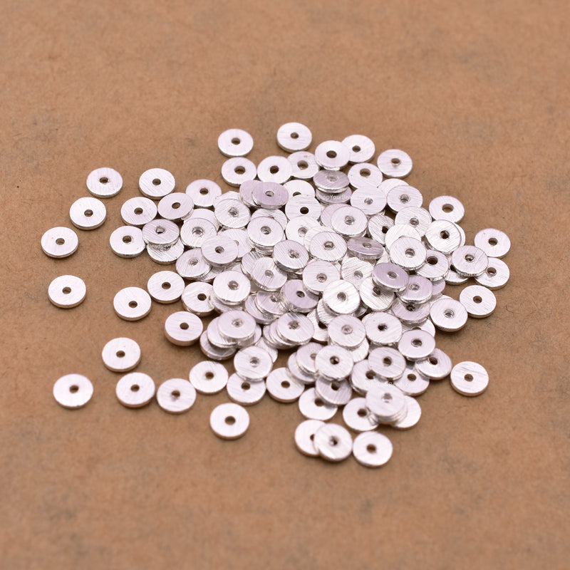 Wholesale 2000pcs Silver Plated Daisy Spacers Beads 4mm For Jewelry Making