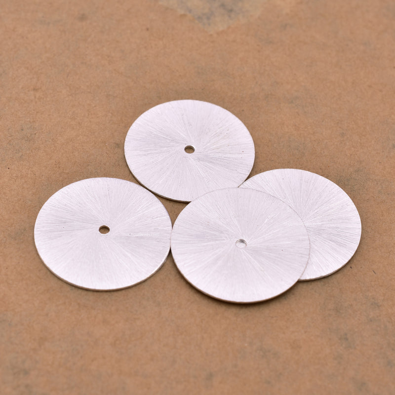 Silver Flat Disc Heishi Spacers Beads For Jewelry Makings 