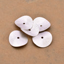 Silver Wavy Spacers Heishi Disc Beads For Jewelry Makings 