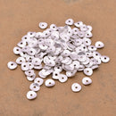 Silver Wavy Spacers Heishi Disc Beads For Jewelry Makings 
