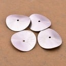 Silver Wavy Spacers Heishi Disc Beads For Jewelry Makings 