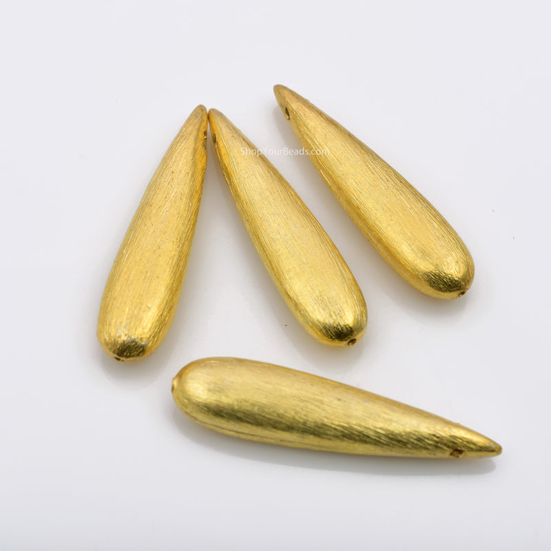 Gold Drop Beads For Jewelry Makings 