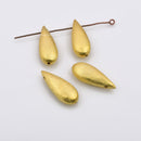 Gold Drop Beads For Jewelry Makings 
