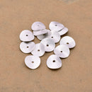 Silver Wavy Spacers Heishi Disc Beads For Jewelry Makings 