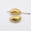 Gold Nugget Beads Spacers For Jewelry Makings 