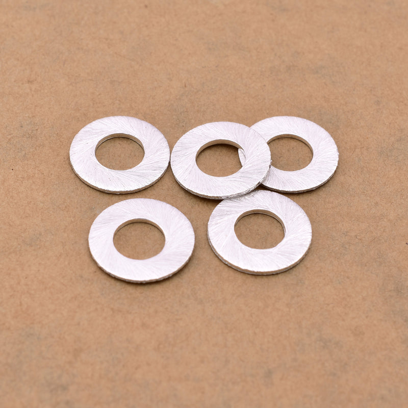 Silver Washer Circle Connector Stamping Blanks For Jewelry Makings 
