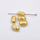 Gold Nugget Beads Spacers For Jewelry Makings 
