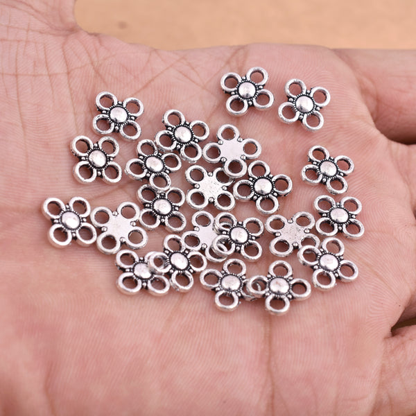Antique Silver Plated Connectors Links Charms