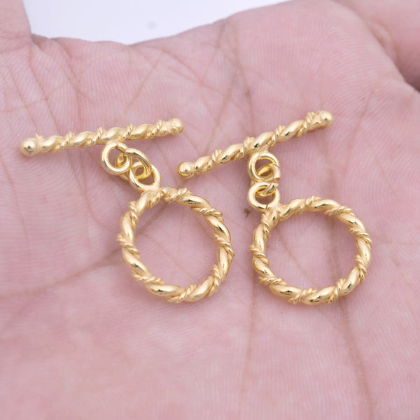 Toggle Clasp, Gold Toggle Clasp