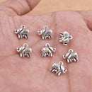 Antique Silver Plated Indian Elephant Charms