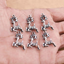 Antique Silver Plated Reindeer Charm