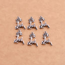 Antique Silver Plated Reindeer Charm