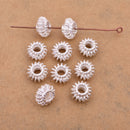 Silver Bali Spacer Beads For Jewelry Makings 