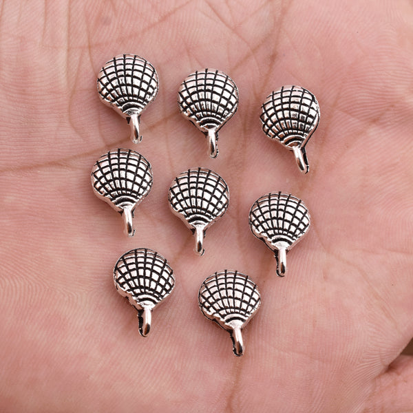 Antique Silver Plated Sea Shell Charms