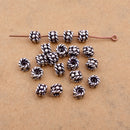 Silver Antique Bali Spacer Beads For Jewelry Makings 
