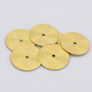 Gold Flat Disc Large Heishi Spacers Beads For Jewelry Makings 