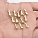 Raw Brass Boho Ethnic Charms Pendants - 13mm
