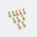 Raw Brass Boho Ethnic Charms Pendants - 13mm