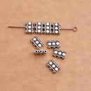 3 Strand Silver Plated Antique Connector End Space Bar