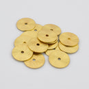 Gold Flat Disc Heishi Spacers Beads For Jewelry Makings 