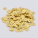Gold Flat Disc Heishi Spacers Beads For Jewelry Makings 