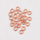 4.5mm Copper Plated Open / Split Open Wire Jump Rings