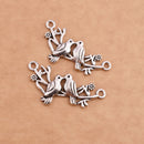 Antique Silver Plated Love Birds on Branch Link Charms