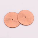 Copper Heishi Flat Disc Spacer Beads - 28mm