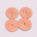 Copper Heishi Flat Disc Spacer Beads - 26mm