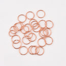 10mm - Copper Plated Open / Split Wire Jump Rings