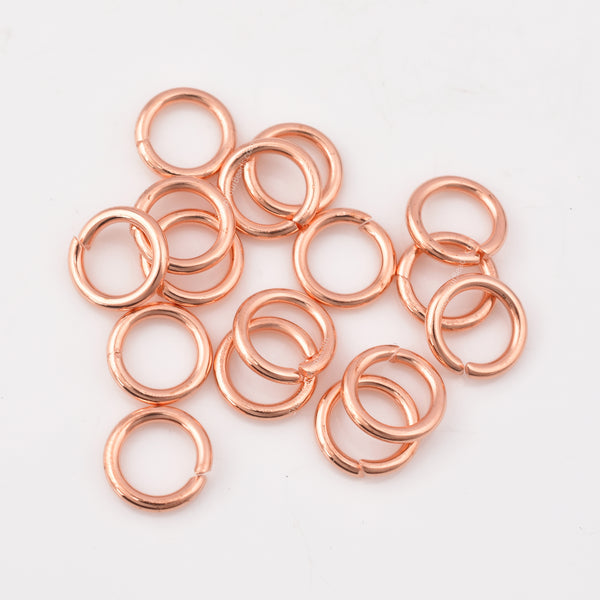 Copper Open / Split Jump Rings - 10mm
