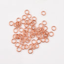 4.5mm - Copper Plated Open / Split Wire Jump Rings