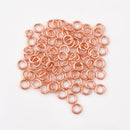 5mm - Copper Plated Open / Split Open Wire Jump Rings