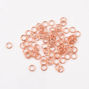 4.5mm - Copper Plated Open / Split Wire Jump Rings