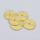 Gold Flat Disc Heishi Spacers Beads For Jewelry Makings 