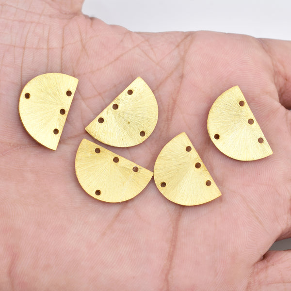 Gold Plated Geometrical Connector Charms