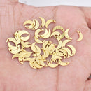 Gold Plated Moon Charms