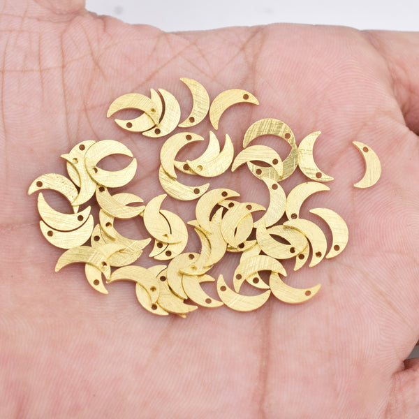 Gold Plated Moon Charms