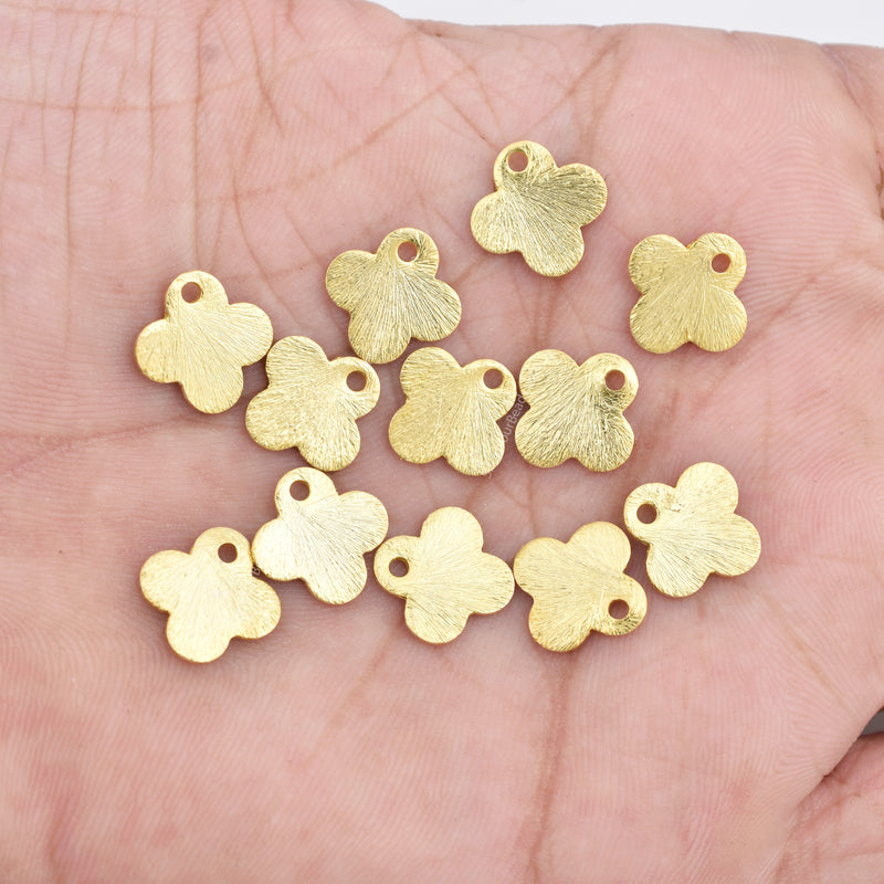 Gold Plated Flat Geometrical Charms