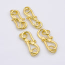 Gold S Clasps Hooks For Jewelry Makings 