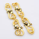 Gold Antique S Clasps Hooks For Jewelry Makings 