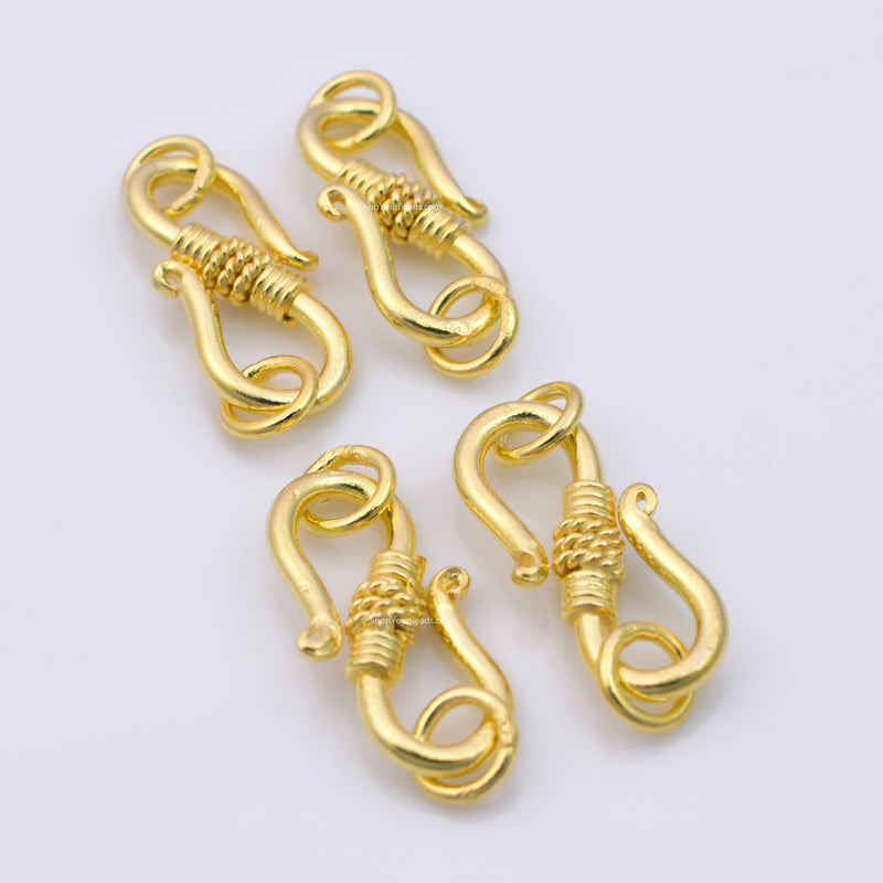 Gold Bali S Clasps Hooks For Jewelry Makings
