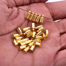 Gold Plated Cord End Caps