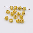 Gold Bali Spacer Beads For Jewelry Makings 