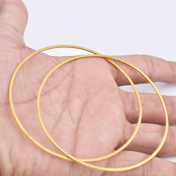 Gold Plated Connector Ring Links